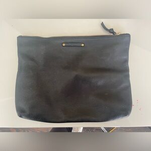 2 sided Leather clutch style bag